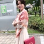 MBC드라마 <내 뒤에 테리우스> 배우 김여진, 당크 스카프, 클러치백 협찬