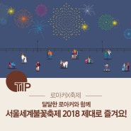 [로아커x축제] 달달한 로아커와 함께 서울세계불꽃축제 2018 제대로 즐겨요!