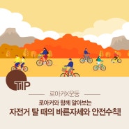 [로아커x운동] 로아커와 함께 알아보는 자전거 타기 바른 자세와 안전 수칙!