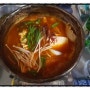 김치찌개에 탕수육 포차조합