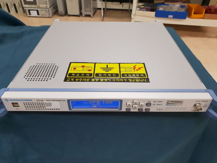 NUBICOM 중고 계측기 판매 R&S_SFE100( Multistandard TV Test Transmitter) : 네이버 블로그