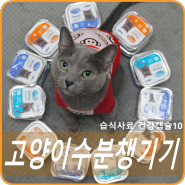 [고양이습식사료] 고양이 수분보충과 영양발란스 맞춰주는 똑똑한 고양이캔 포르자10의 "건강캡슐10"