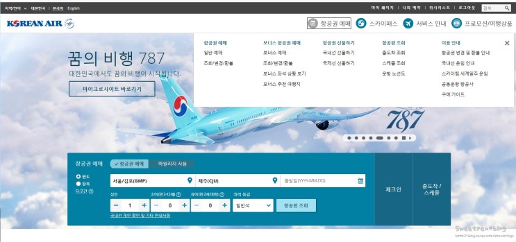 대한항공 마일리지로 제주도 가기 :: 제주도 왕복 대한항공 마일리지 사용하기 : 네이버 블로그