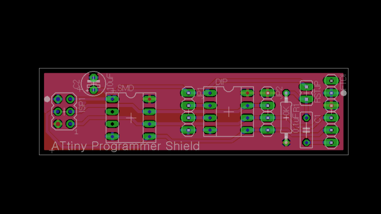 ATtiny Programmer Shield 만들기 : 네이버 블로그