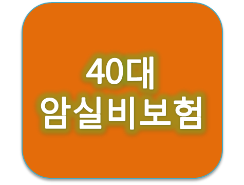 40대 실비보험 암보험 합리적으로 비교하는 방법