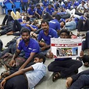 인도 이륜차 노동자 파업으로 생산 차질