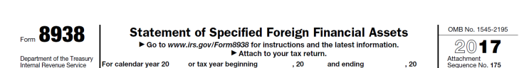 [미국 세금보고] FATCA (Form 8938) : 네이버 블로그