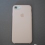 아이폰8 정품 실리콘 케이스-핑크 샌드