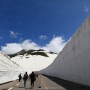 [2018 일본여행] 다테야마 구로베 알펜루트...무로도고원, 눈의 대계곡 거대한 설벽 사이를 걷다