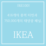 [RE100] 416개의 풍력 터빈과 750,000개의 태양광 패널, IKEA