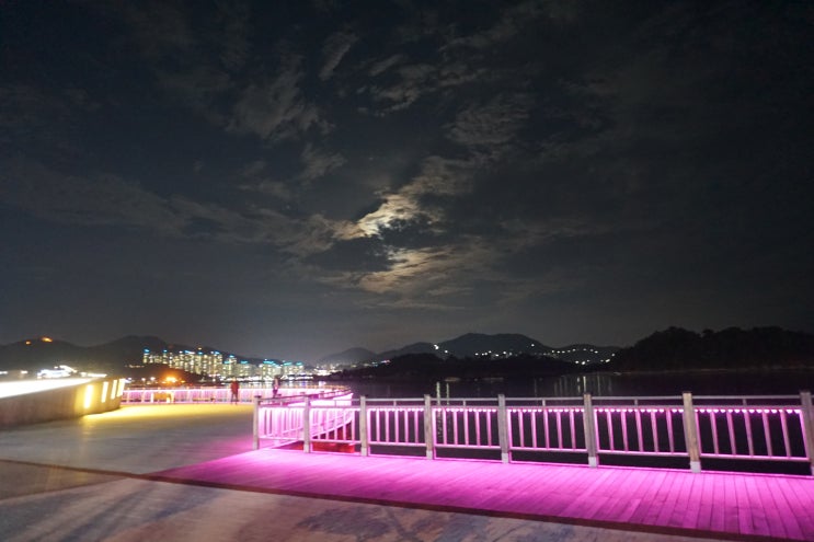 여수 소호동동다리 산책하며 야경보기