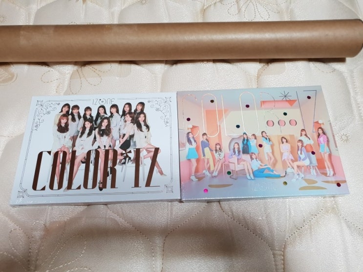 아이즈원 (IZONE) 데뷔 미니앨범 1집 - COLORIZ (컬러라이즈) 후기/ 개봉기 [Rose + Color SET ...