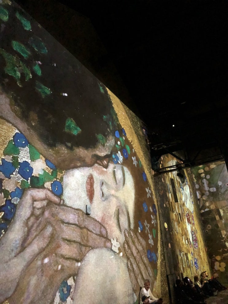 프랑스 파리 Atelier des Lumières 아틀리에 데 뤼미에르: Gustav Klimt Exhibition 클림트 ...