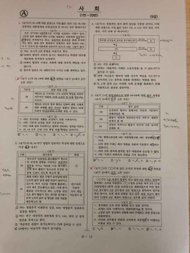 공무원9급사회 단원정리로 전략적 암기! : 네이버 블로그