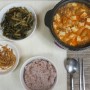 식탁이 있는 삶 - 청국장 시래기무침 삼채장아찌 건강한밥상