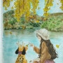 [컬러링]애뽈의 숲소녀 컬러링북-온통 가을인 날