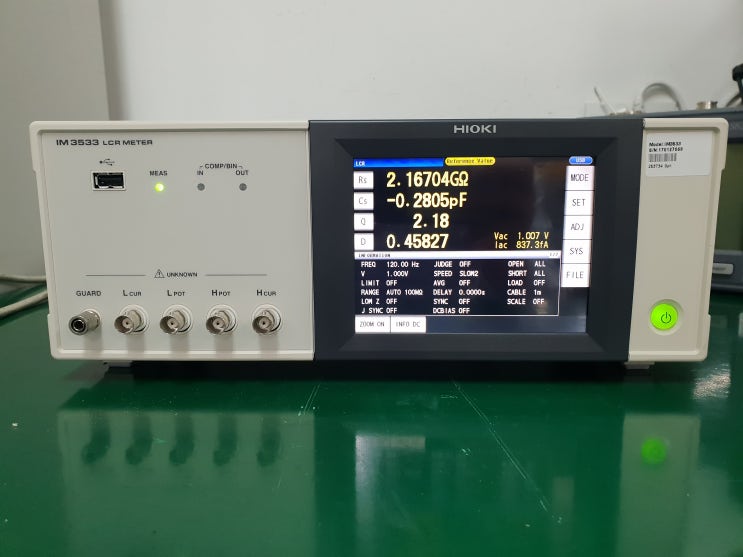 중고 계측기 판매 Hioki_IM3533(LCR METER) 네이버 블로그