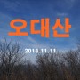 [오대산(3), 동피골-동대산-비로봉-상원사] 20181111