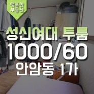 성신여대투룸: 에어컨이 방마다 설치되어 있는 투룸, 온 집안에 햇빛이 아주 잘드는 집이에요.