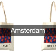암스테르담 튤립 (Amsterdam tulip) 에코백