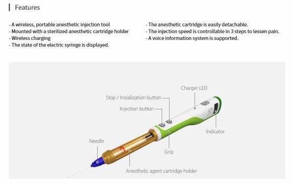 피에스메디칼)무통주사,덴탈리도카인,무통주사기,ICT injection,Auto anesthesia injector : 네이버 블로그