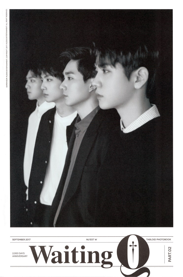 NU'EST W TABLOID PHOTOBOOK Waiting Q PART.02 : 네이버 블로그