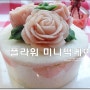 노비타문화산책 귀여운 미니 앙금플라워떡케이크 만들기