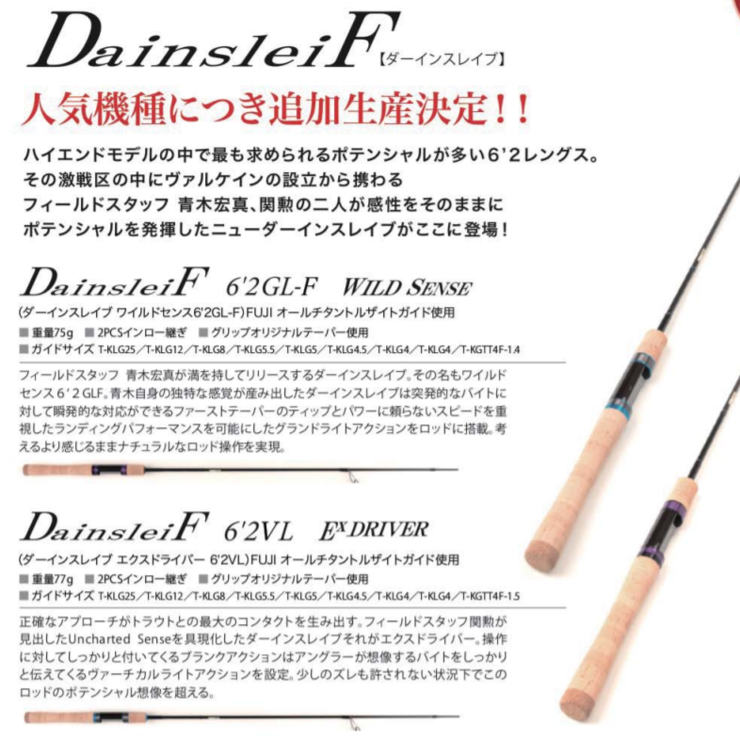 ダーインスレイヴ　62GL-F 青木モデル ダーインスレイヴ 62GL-F 青木モデル ヴァルケイン ダーイン