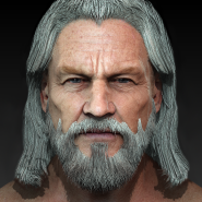 Jeff Bridges 3D head training