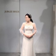 [쥬빌리브라이드] 2부 드레스 peach&ivory(+견적공유)