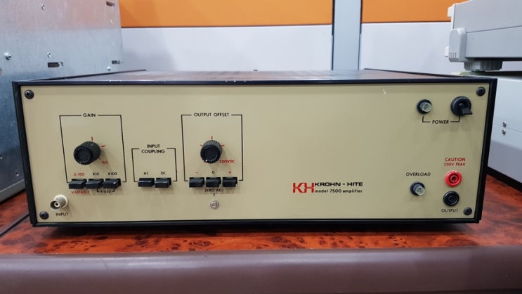 [중고계측기] Krohn-Hite Model 7500 DC to 1mhz Power Amplifier 렌탈 및 판매 : 네이버 블로그