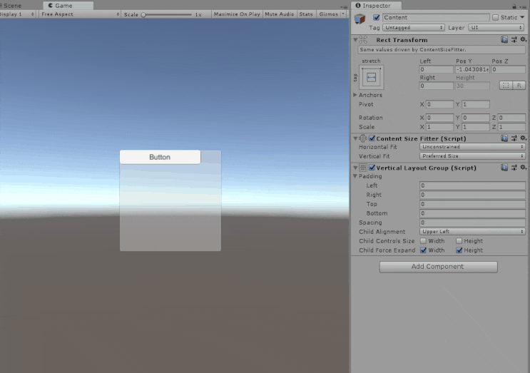 Unity Content Size Fitter? Canvas? Canvas RenderMode? Canvas Scaler ...