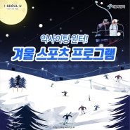 서울에서 즐기는 '겨울 스포츠' 프로그램 총집함 (스케이트/야구교실/수영 등)