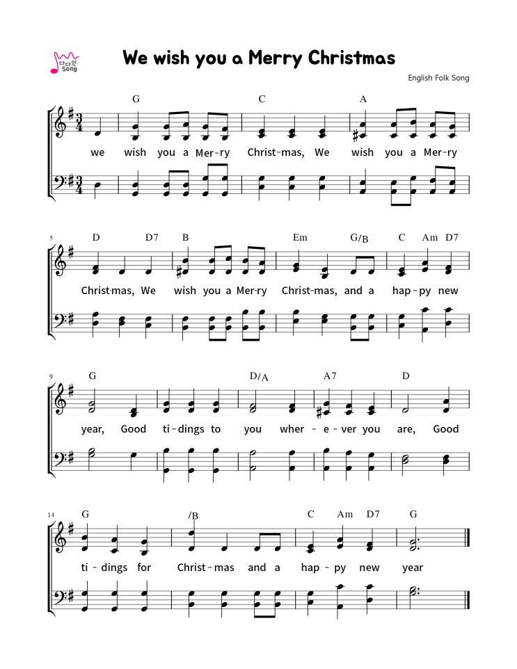 Christmas Song We Wish You Merry Christmas Download