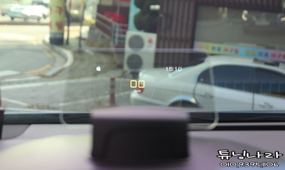 르노삼성 QM6 키빅 HUD2 매립 후기 !/헤드업디스플레이/스마트폰연동/카카오네비 : 네이버 블로그