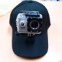 간편한 착용!캡모자 타입! 라이트닝 HAT-G 고프로/액션캠 마운트 모자 블랙