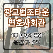 광교법조타운 변호사회관 1층 상가 마지막 분양 / 6억-11평