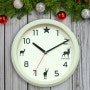 크리스마스 선물 추천 벽시계-무소음모던기프트벽시계240_아이보리(스위트하트)