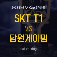 [2018 KeSPA CUP] 2라운드 8강 D조 - SK텔레콤 T1 vs 담원게이밍 / 케스파컵 8일차 경기결과