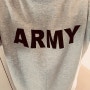 "US ARMY sweat shirt"(아미 기모 스웻셔츠, 피티복 구형)