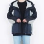 [모던피플] 배색 오버핏 바람막이 마운틴 자켓 (2color)