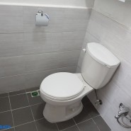 「용현동 화장실 타일 월드욕실」 용현동 작은 화장실 벽/바닥 타일 시공 사례
