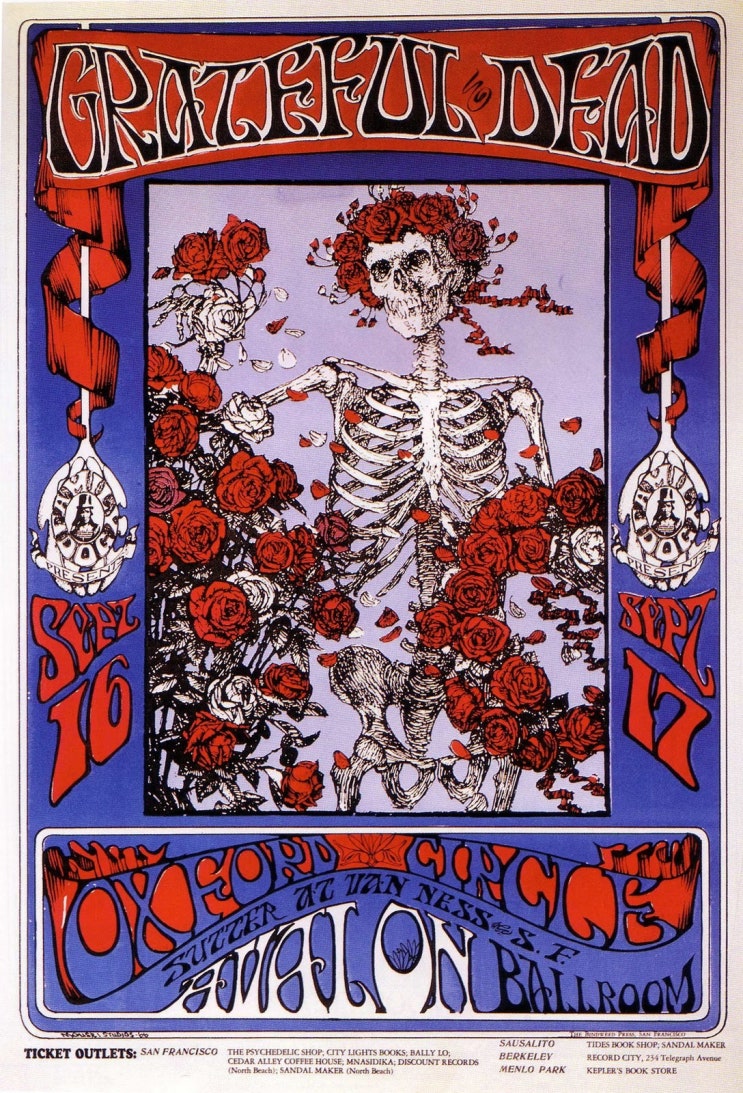 싸이키델릭의 시대에 중심, 스탠리 마우스(Stanley Mouse)의 그림들 : 네이버 블로그, image size:743x1093