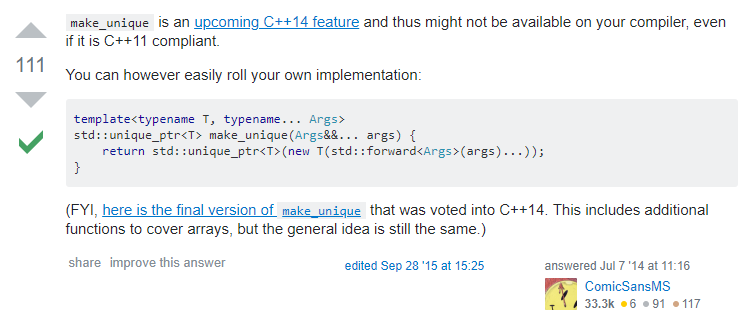 make_unique 함수는 알고보니 C++14 버전?! : 네이버 블로그