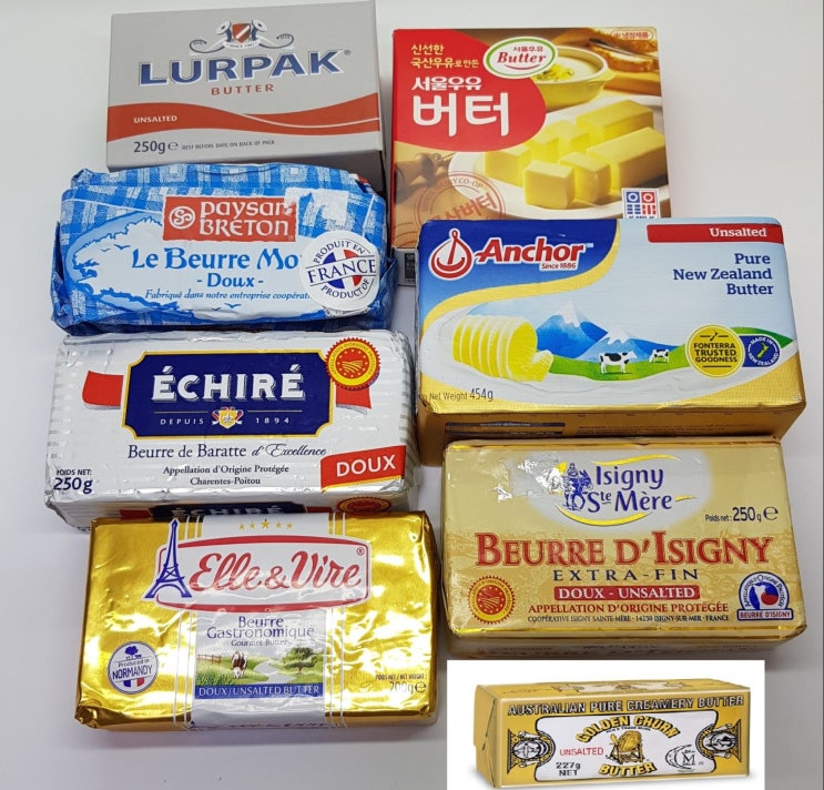 버터 8종 비교! 베이킹과 함께한 버터맛의 모든것 : 네이버 블로그