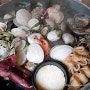 인천 부평맛집 택이네조개전골 삼산동 굴포천역맛집 조개찜 해물칼국수 보리밥