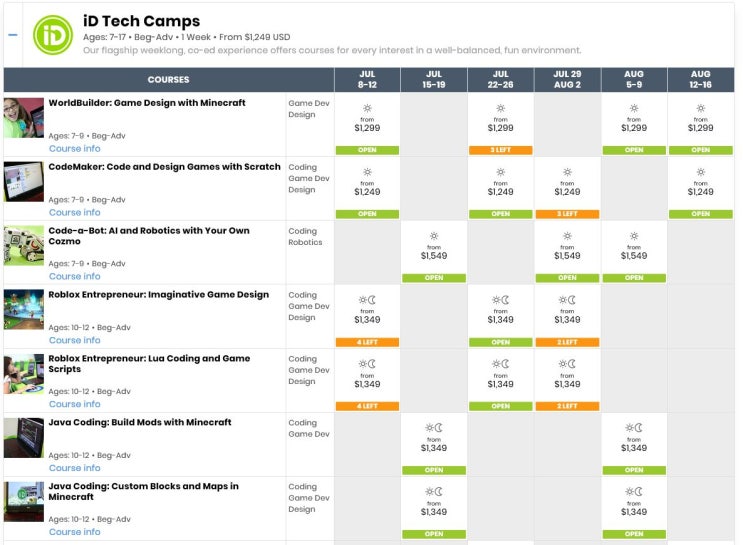 Id tech camps @서울대 : 네이버 블로그