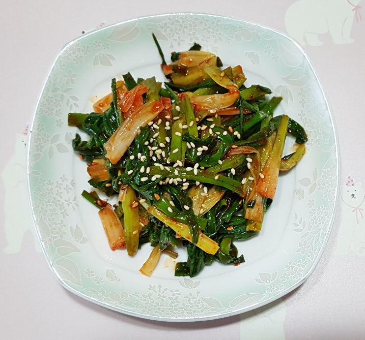 골파 무침 골파말이 초장 만들기~~~골파 데치기... : 네이버 블로그