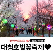 대전 데이트코스로 좋은 대청호 벚꽃길 ♥ 벚꽃축제