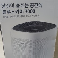 삼성전자 블루스카이 AX34N3020WWD 공기청정기